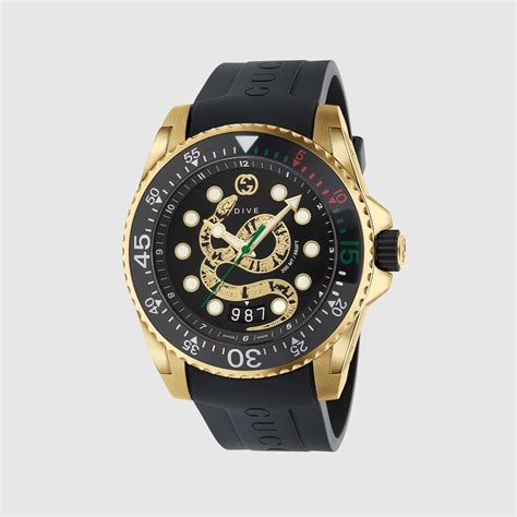 gucci dive wach|Gucci watch with snake.